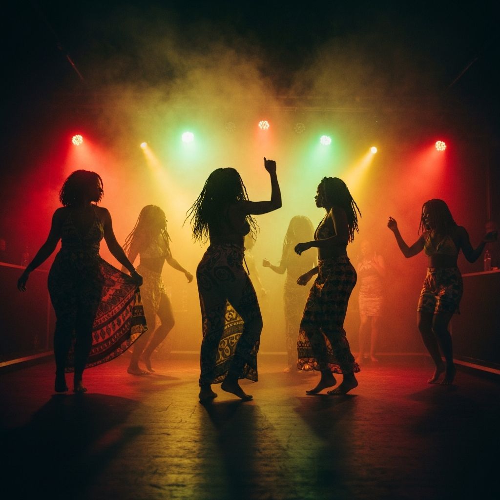Crowd dancing on the Mega Force dance floor