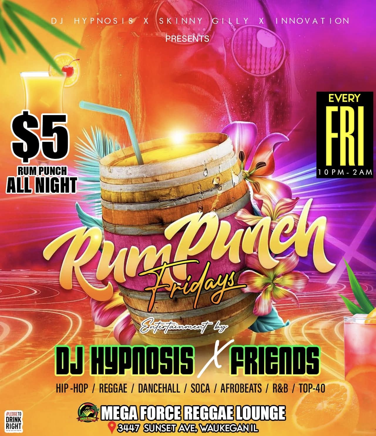 Rum Punch Fridays flyer